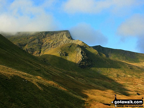 Walk c383 Blencathra via Sharp Edge from Scales - Atkinson Pike and Sharp Edge from Mousthwaite Comb