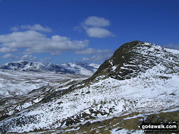 Walk c428 The Langdale Pikes, High Raise and The Easedale Fells  from Grasmere - Sergeant Man