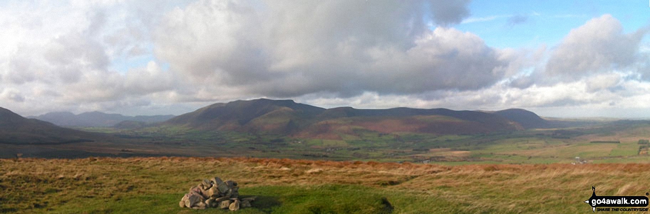 Walk c168 Great Mell Fell from Brownrigg Farm - *Blencathra and the Northern Fells from the summit of Great Mell Fell