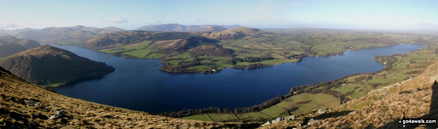 Walk c283 Arthur's Pike and Loadpot Hill from Howtown - *Ullswater from Bonscale Pike