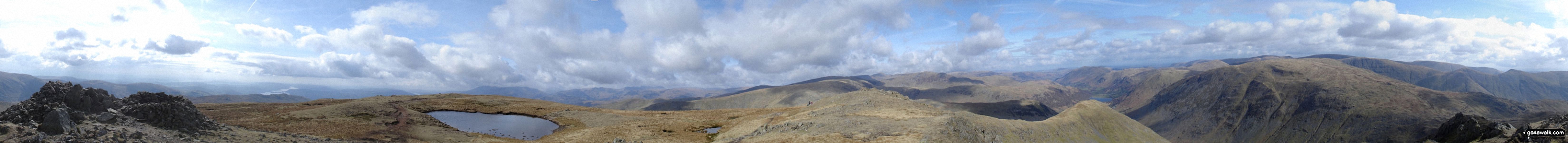 *360 Degree Panorama from the summit of Red Screes