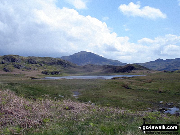 Walk c109 Slight Side and Sca Fell from Wha House Farm, Eskdale - Eel Tarn taken en-route to Sca Fell from Eskdale