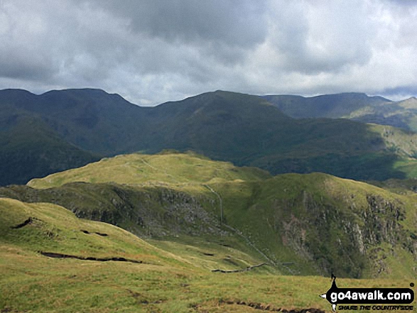 Brock Crags from near the summit of Rest Dodd