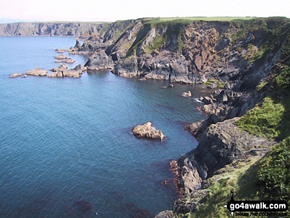 Walk pe127 Martin's Cove from Marloes - The Pembrokeshire Coast Path