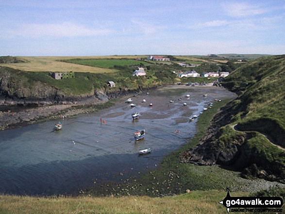 Walk pe100 Abercastle and Careg Samson from Trefin - Abercastle