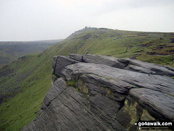 Stable Stones Brow (Hoarstone Edge) from near Alphin Pike 