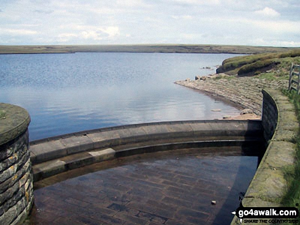 Walk gm134 Stable Stones Brow (Hoarstone Edge) and Alphin Pike from Dove Stone Reservoir, Greenfield - Chew Reservoir