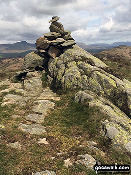 Walk Tottlebank Height walking UK Mountains in The Southern Marches The Lake District National Park Cumbria, England