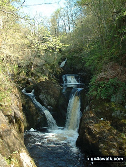 Walk ny116 Gragareth and Green Hill from Ingleton - The Ingleton Waterfalls