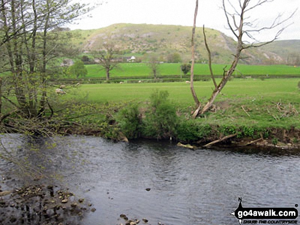 Walk d140 The Tissington Trail and Dove Dale from Ashbourne - Bunster Hill from near Coldwall Bridge, Thorpe, Dove Dale