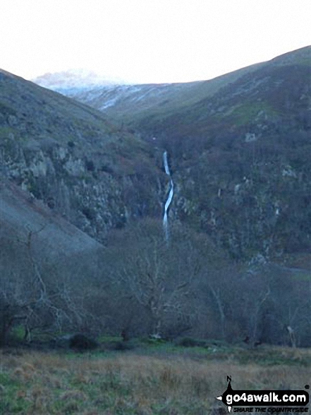 Walk gw101 Aber Falls (Rhaeadr-fawr) from Bont Newydd - Aber Falls