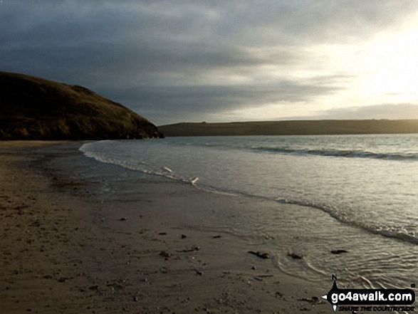 Walk co134 Hayle Bay, Pityme and Rock from Daymer Bay - Padstow Bay from Daymer Bay