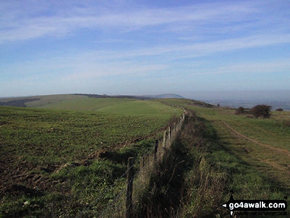 Walk es145 Jack and Jill from Ditchling Beacon - West from Ditchling Beacon