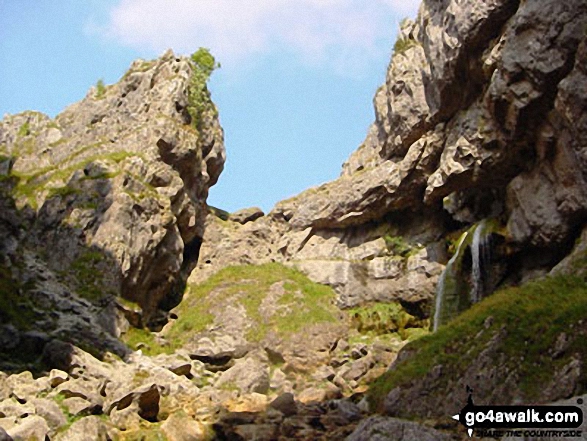 Walk ny159 Gordale Scar and Malham Cove from Malham - Gordale Scar nr Malham Cove