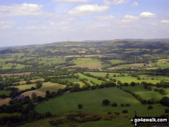 Walk ch135 The Cloud (Bosley Cloud) from Timbersbrook - Croker Hill from The Cloud (Bosley Cloud)