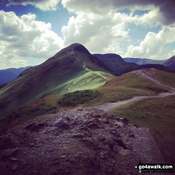 Walk c100 The Newlands Horseshoe from Hawes End - Cat Bells (Catbells)