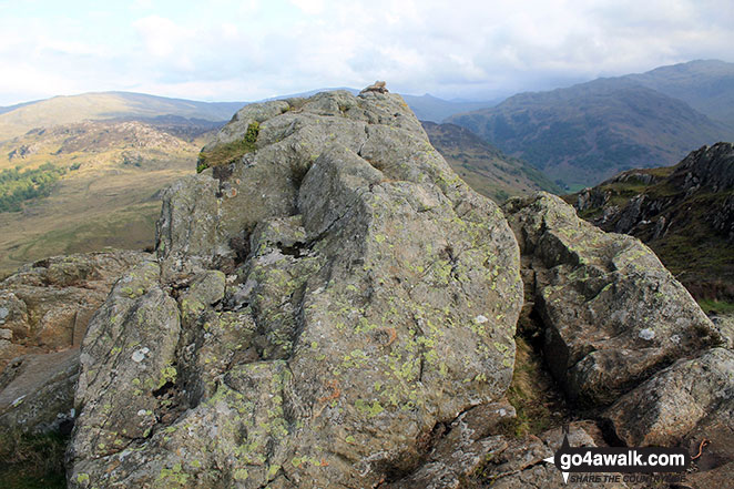 Walk c251 The Mardale Head Horizon from Mardale Head - Grange Fell (Brund Fell) summit cairn