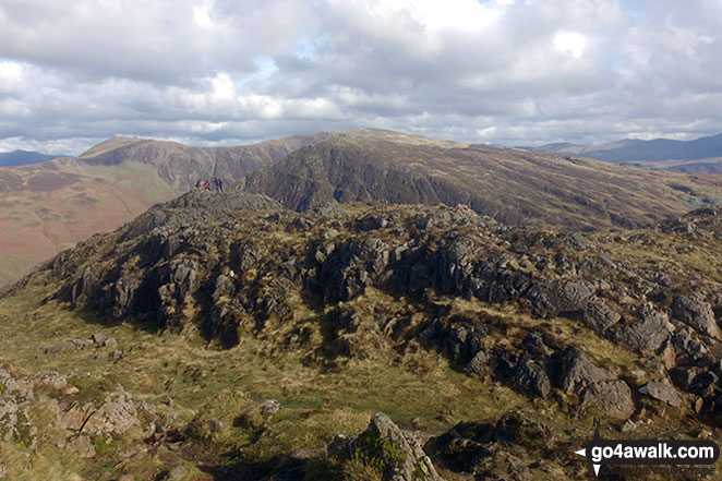 Walk c151 Great Gable, Kirk Fell and Hay Stacks from Honister Hause - Green Crag (Buttermere) from Hay Stacks (Haystacks)