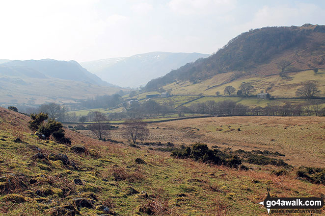 Fewling Stones (left), Selside Pike (distance centre) and Swindal Foot Crag from Thiefstead