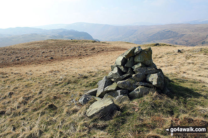 Langhowe Pike summit cairn