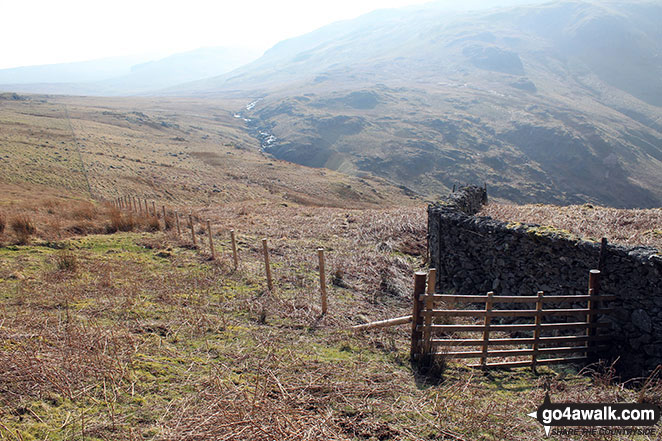 Hingeless Gate offering access to Mosedale near Fewling Stones 