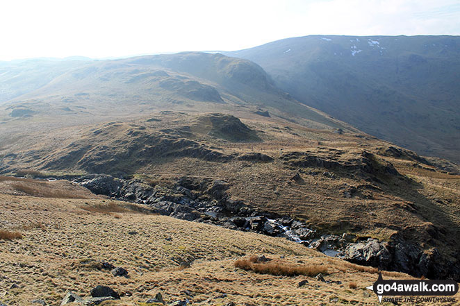 Nabs Moor and Nabs Crag with Branstree (Artlecrag Pike) (on the horizon right) from Fewling Stones 