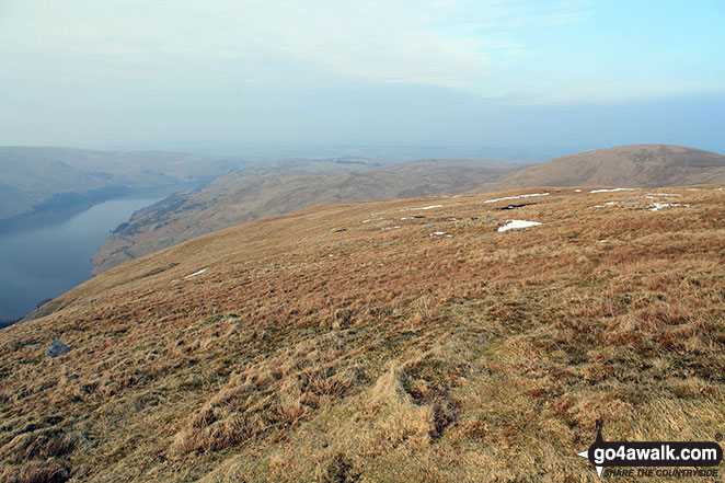 Haweswater Reservoir (left) and Selside Pike (right) from Branstree (Artlecrag Pike)