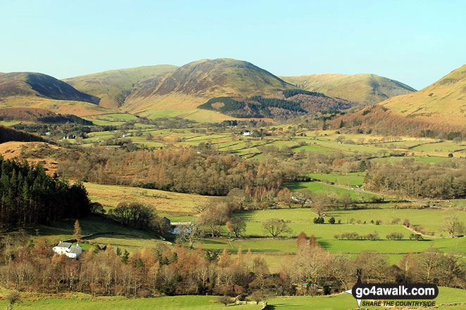 Gavel Fell, Blake Fell, Carling Knott, Burnbank Fell from Lanthwaite Green 