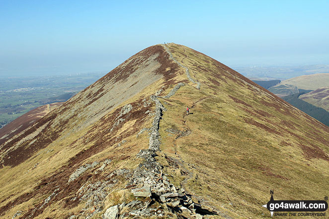 Ladyside Pike from the summit of Hopegill Head 