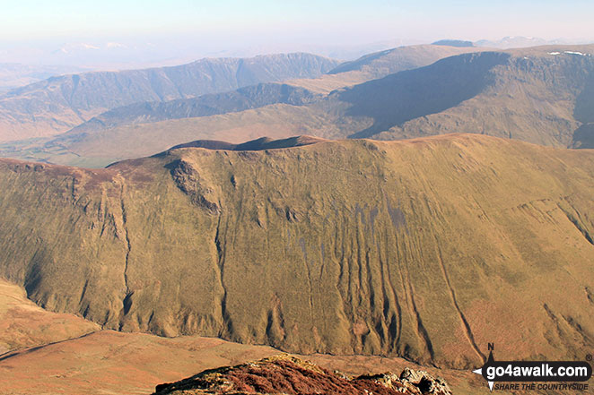 Knott Rigg from the summit of Wandope