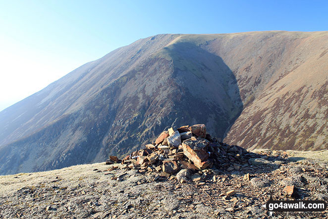 Grasmoor from a cairn on Whiteless Edge