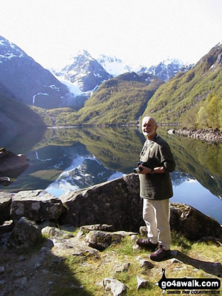 Phil My Husband on Foglefonna Glacier in Fjords  Norway