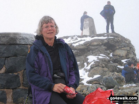 Me on Ben Nevis in Ben Nevis, The Aonachs and The Grey Corries Highland Scotland