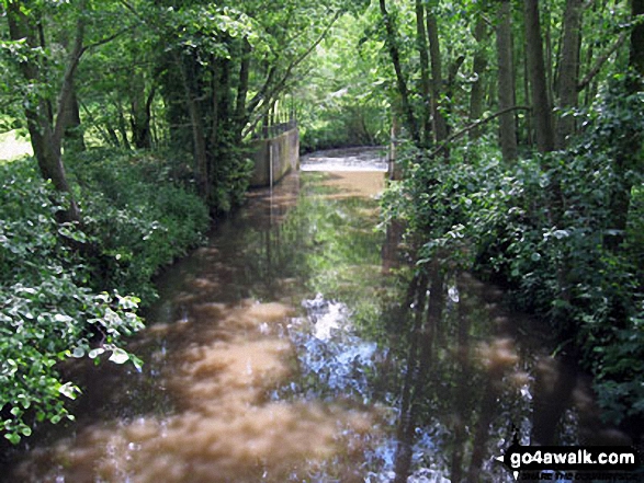 Walk sh128 The River Severn, Quatford, Roughton, Rindleford, Fenn Gate and High Rock from Bridgnorth - River Worfe