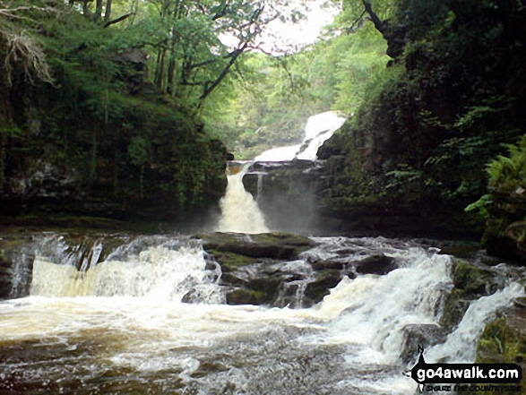 Walk po141 The Waterfalls Walk from Pontneddfechan - Waterfalls along the Afon Mellte