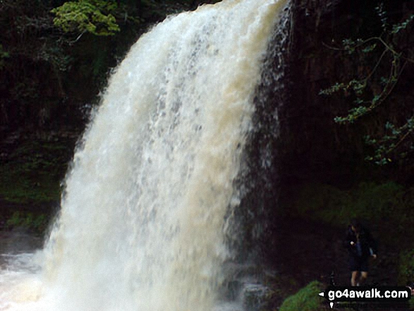 Walk po141 The Waterfalls Walk from Pontneddfechan - Sgwd yr Elra Waterfall, Afon Mellte