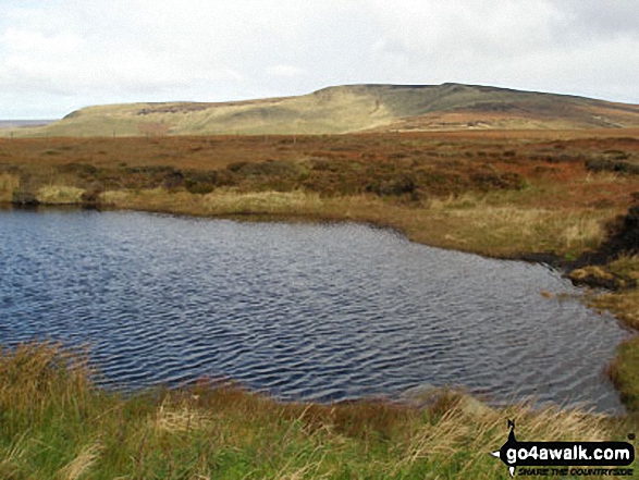 Walk d320 Mill Hill from Birchin Clough - Higher Shelf Stones from the Pennine Way where it crosses the A57 Snake Pass