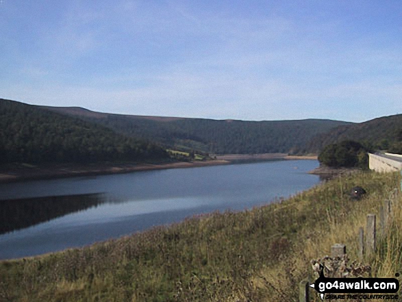 Walk d114 Alport Castles and Bleaklow Stones from Fairholmes Car Park, Ladybower Reservoir - Winhill Pike (Win Hill) from Ladybower Reservoir