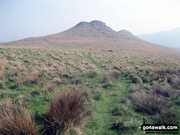 Crook Hill (Ladybower) and Crook Hill (Ladybower) (South Top) from Bridge-end Pasture