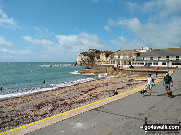 The beach at Freshwater Bay 