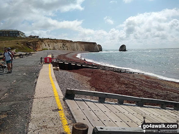 The beach at Freshwater Bay 