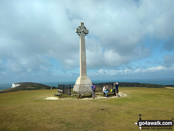 Tennyson's Monument on Tennyson Down