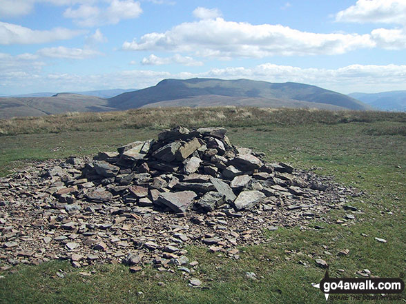 Photo of Knott (Uldale Fells) summit cairn in The Northern Fells, The Lake District, Cumbria, England by Byron Lionel (4)