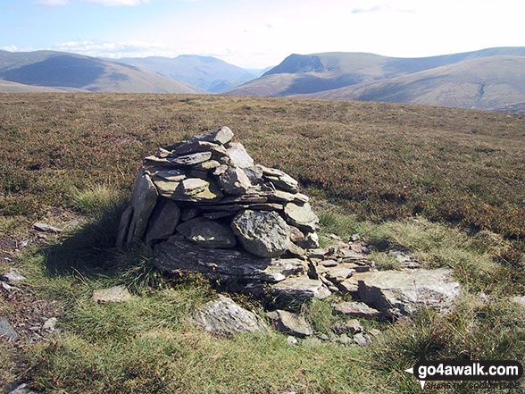 Photo of The cairn on the summit of Little Calva in The Northern Fells, The Lake District, Cumbria, England by Byron Lionel (5)