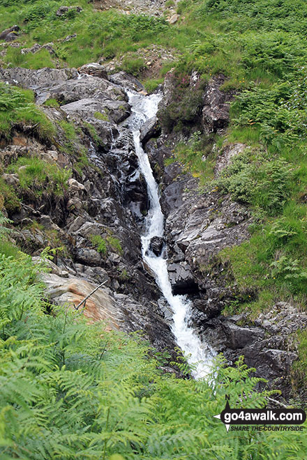 Waterfalls on allt na Faing on the way up Beinn Bhuidhe (Glen Fyne) 