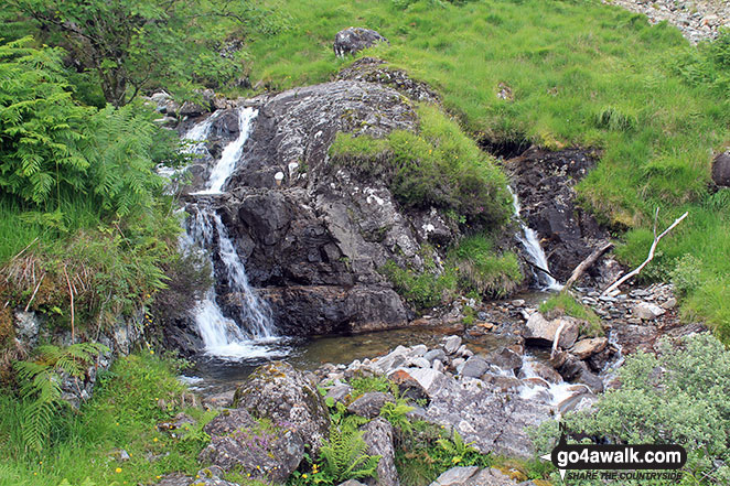 Allt na Faing Waterfalls on the way up Beinn Bhuidhe (Glen Fyne)