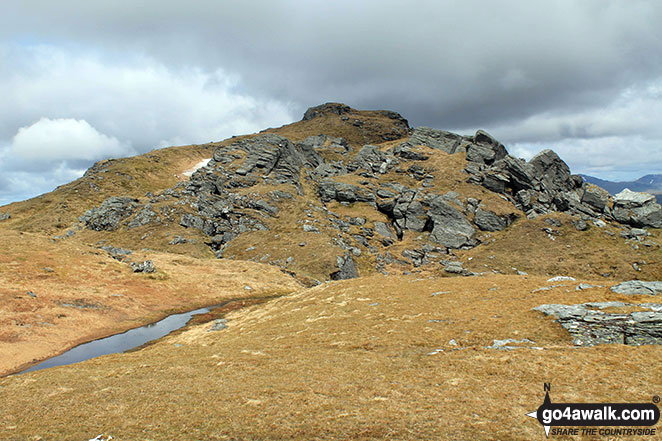 Approaching the top of Beinn Tulaichean