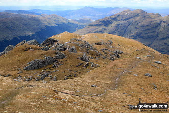 The view from the top of Beinn Tulaichean