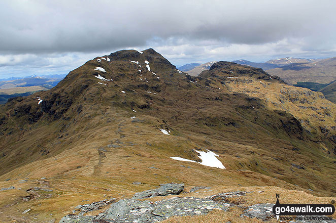 Cruach Ardrain from the summit of Beinn Tulaichean 