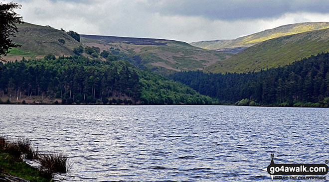 Walk d298 Back Tor and Margery Hill from Fairholmes Car Park, Ladybower Reservoir - Howden Reservoir